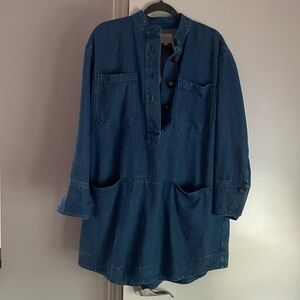 Sezane Denim Saloma Dress